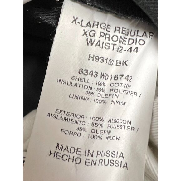 Big Smith black lined canvas bib overalls. Size XL waist 42-44/ - Picture 9 of 11